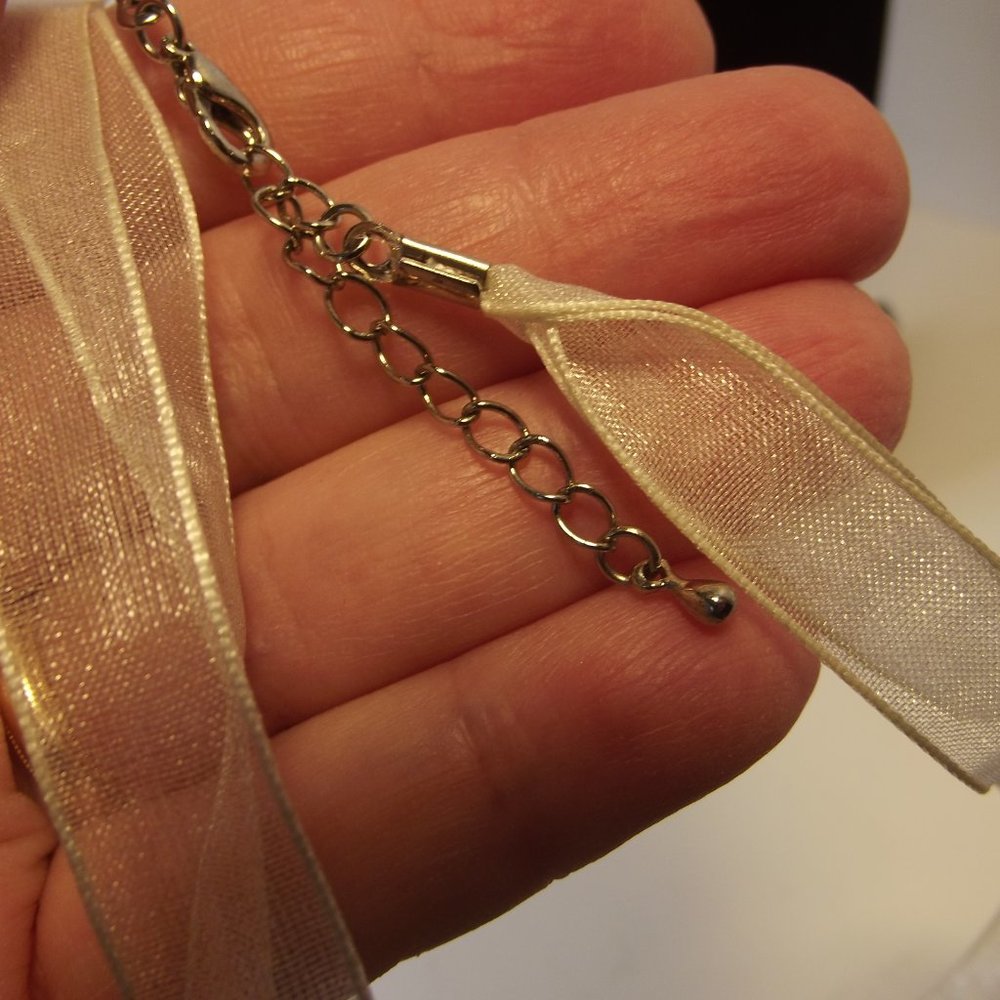 Pink Glass Dragonfly Pendant Necklace - Picture 5 of 7